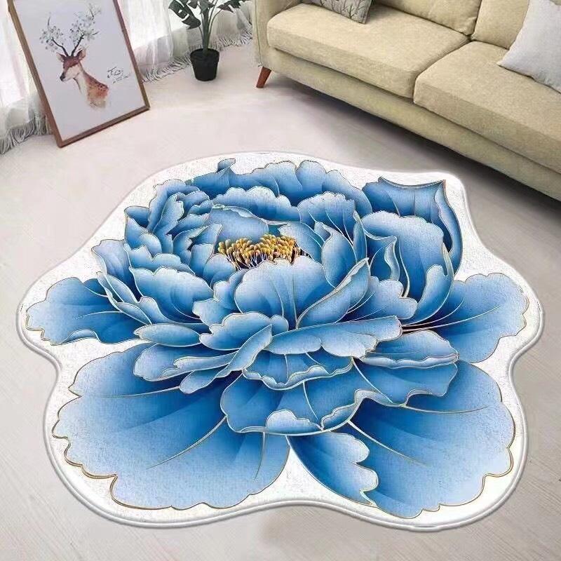 Thảm Trải Sàn Hình Bông Hoa