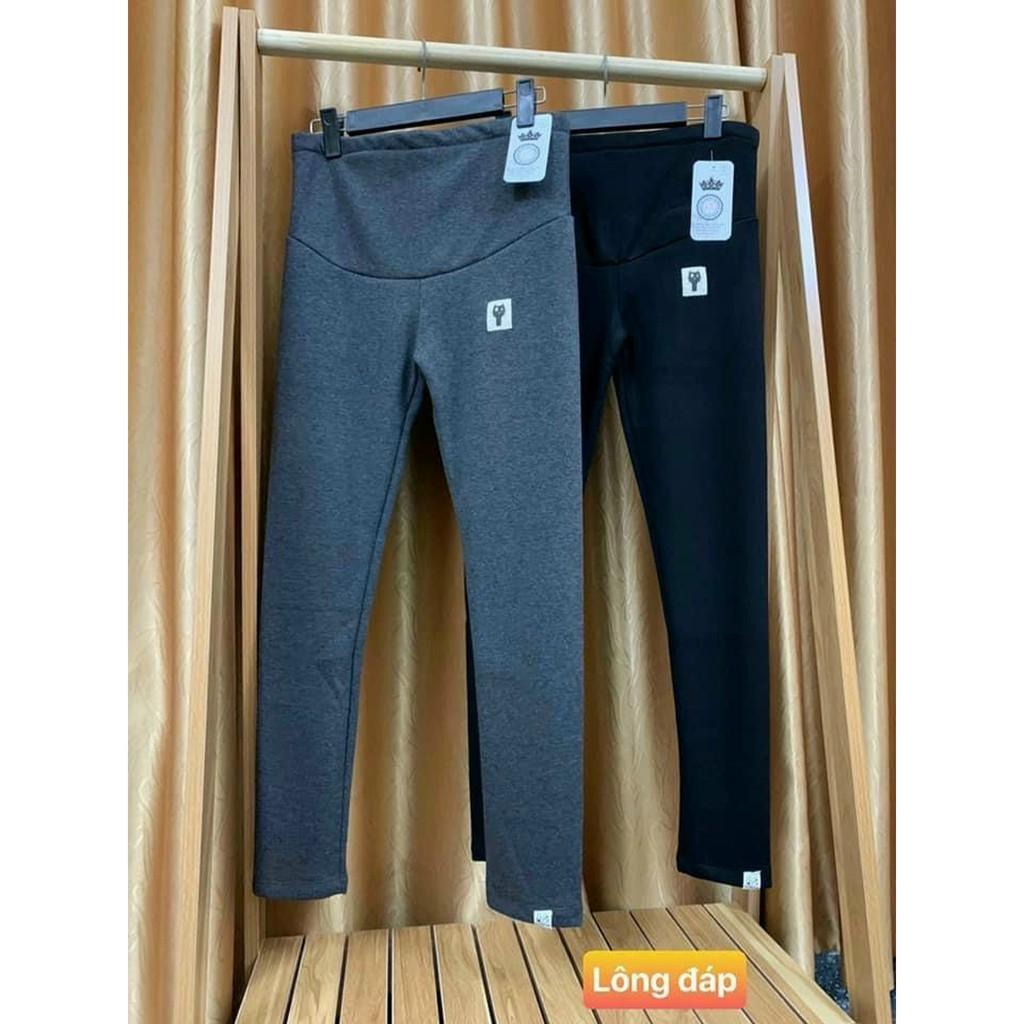 Quần Bầu Lót Lông Cạp Cao Trùm Bụng Quần Bầu Có Chun Chỉnh Bụng HX4604 Honey Mommy