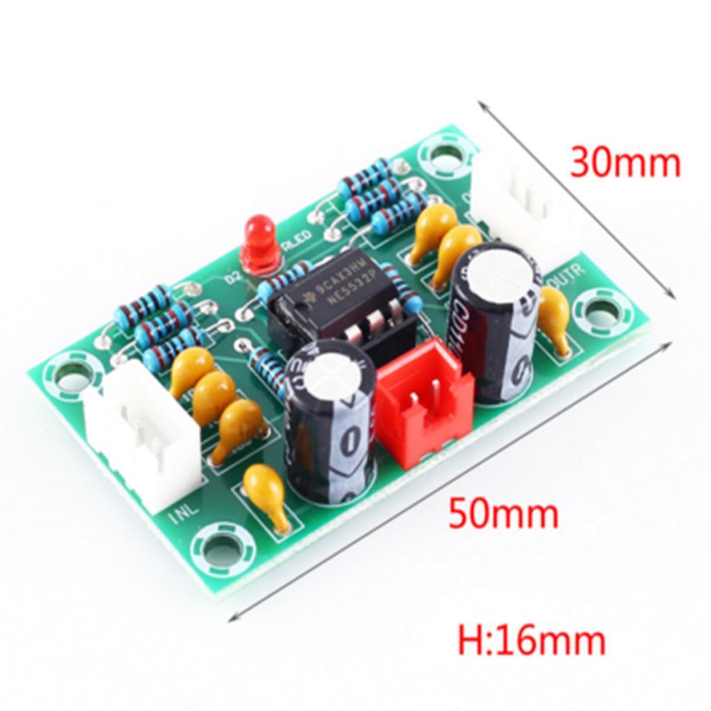 Mô-đun Tiền Khuếch đại âm Thanh OP-Amp Hoạt động Bảng Khuếch đại NE5532