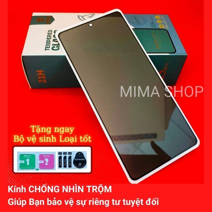 Kính cường lực Chống nhìn trộm Xiaomi Redmi K40 Pro/ K40 Pro Plus Full màn hình-Cảm ứng mượt mà-Chống trầy xước