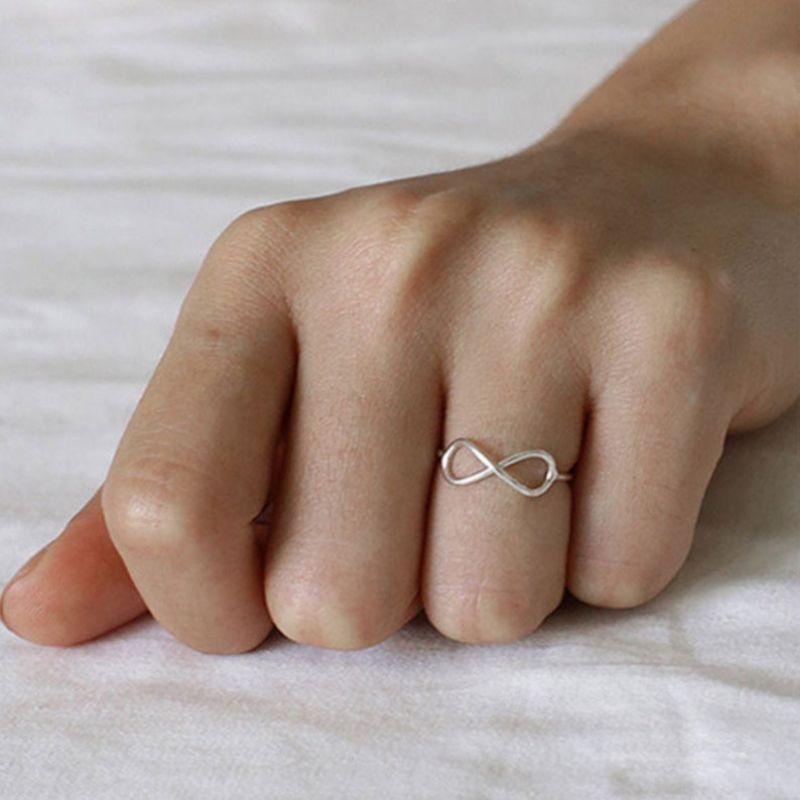 Nhẫn bạc hở vô cực YN JEWELRY
