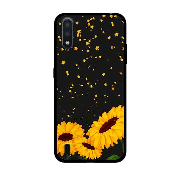 Ốp Lưng in cho Samsung Galaxy A01 Mẫu Hoa Hướng Dương - Hàng Chính Hãng