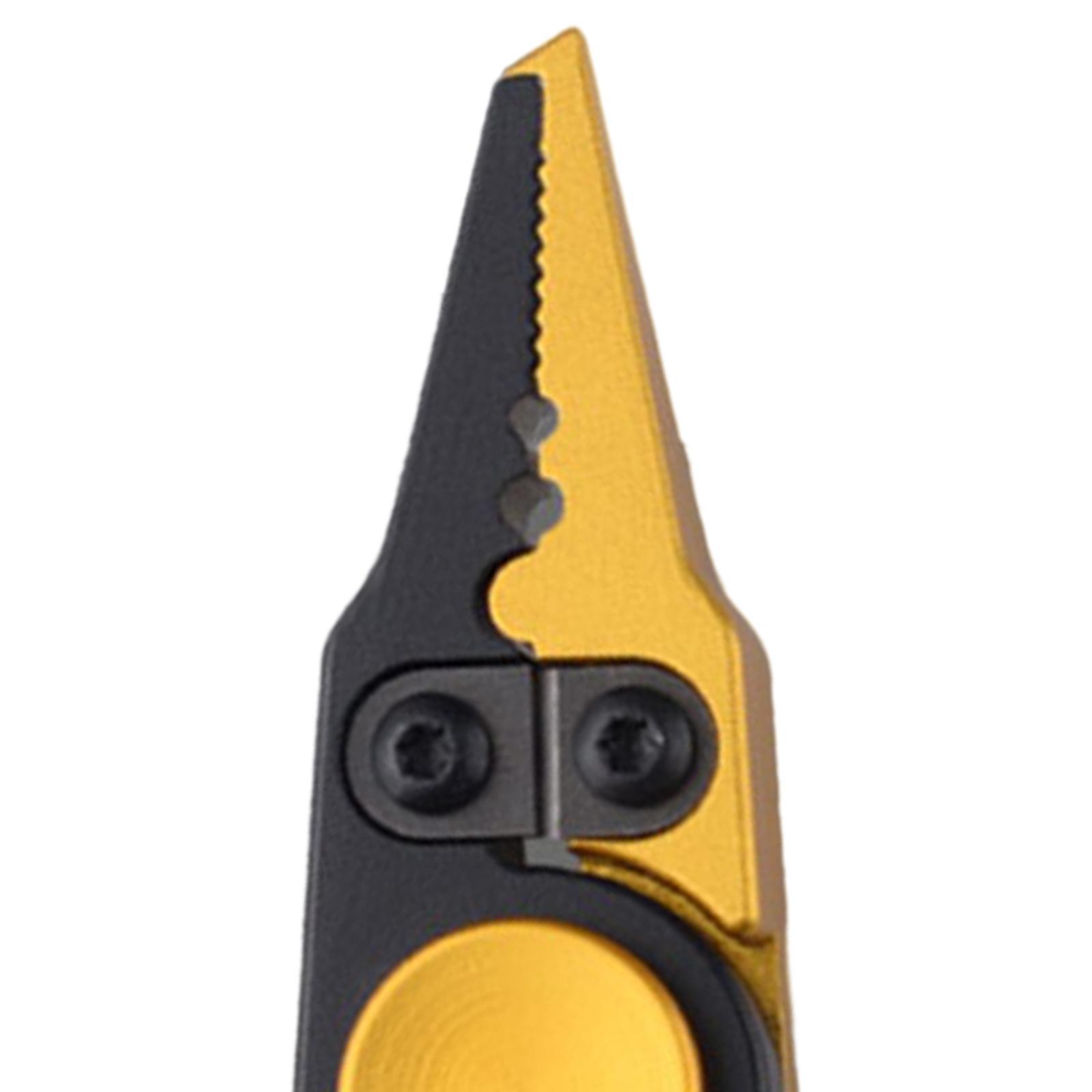 Fishing Pliers Scissors Aluminum Saltwater Resistant Accessories Portable Lightweight Line Cutter Hook Remover Equipment Gadget Fishing Tool