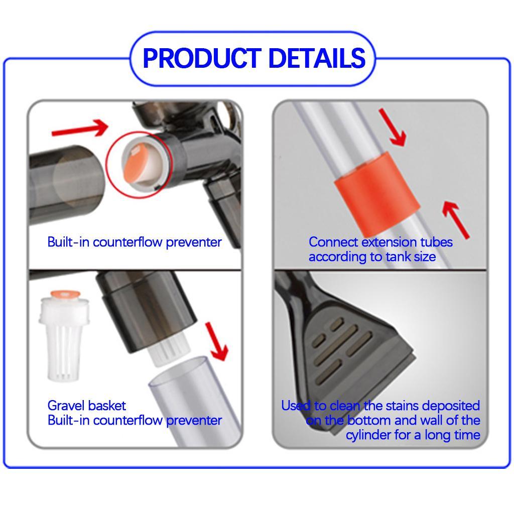 Aquarium Vacuum Cleaner Gravel Siphon