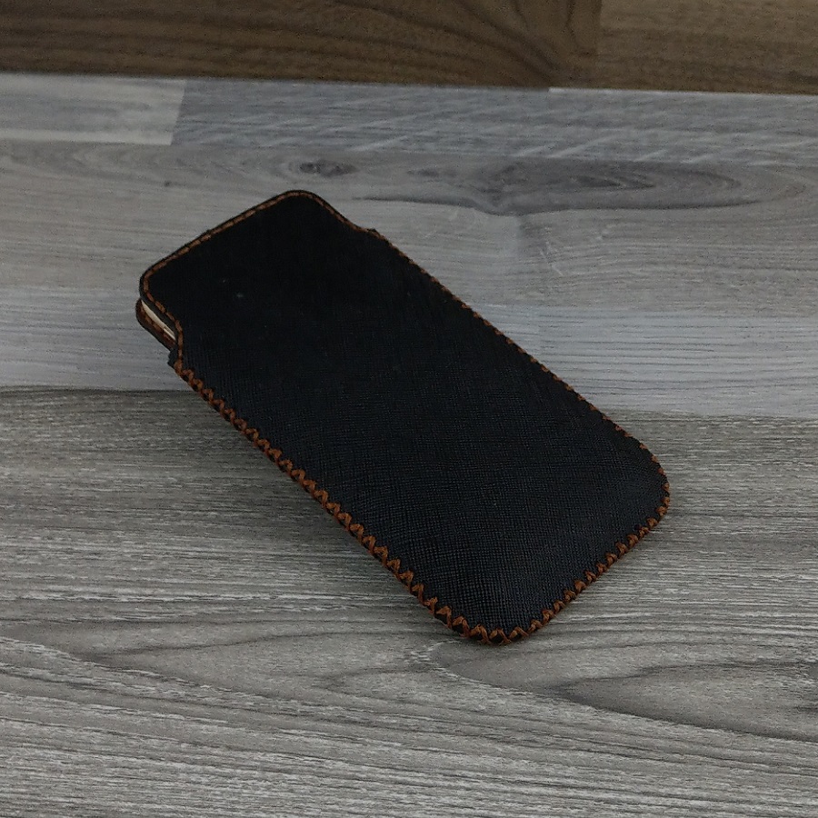 Bao Da Túi Rút dành cho Iphone 6 plus/ 7 Plus / 8 Plus Da Bò Safiano