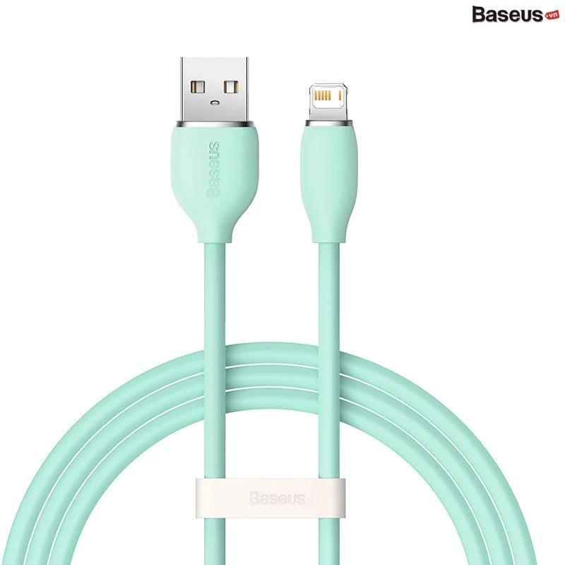 Cáp Baseus Jelly Liquid Silica Gel Fast Charging Data Cable USB to iP 2.4A ( Hàng Chính Hãng)