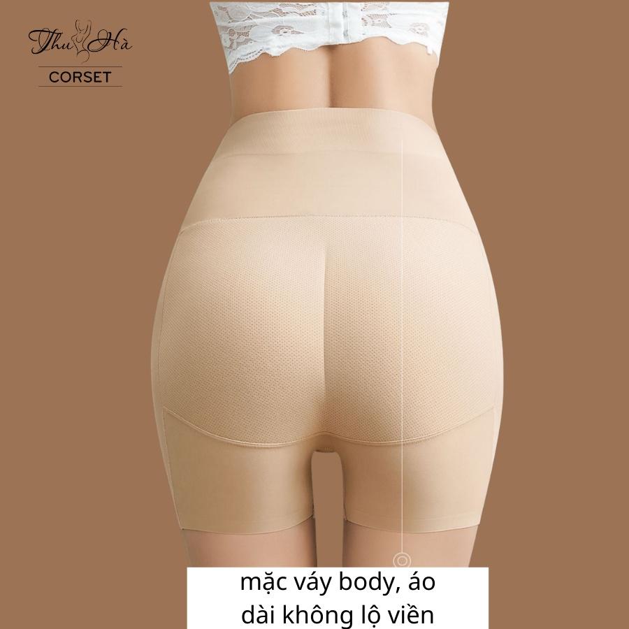 Quần độn mông su đúc, cạp cao gen bụng, mặc váy body, áo dài CAO CẤP