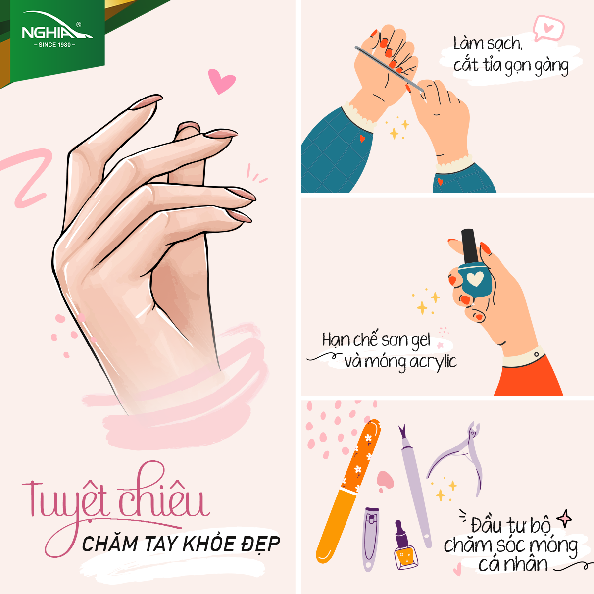 Bấm Móng Tay Chân Thép Không Gỉ KỀM NGHĨA B.904 - Lưỡi Cong