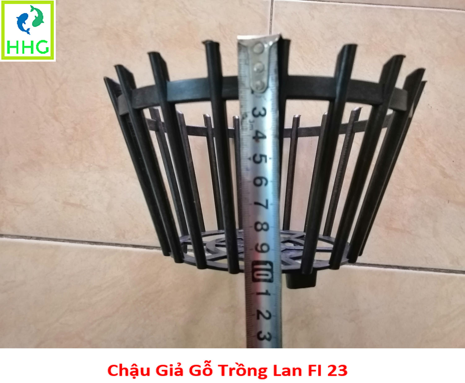 20 CHẬU NHỰA GIẢ GỖ TRỒNG LAN FI 23