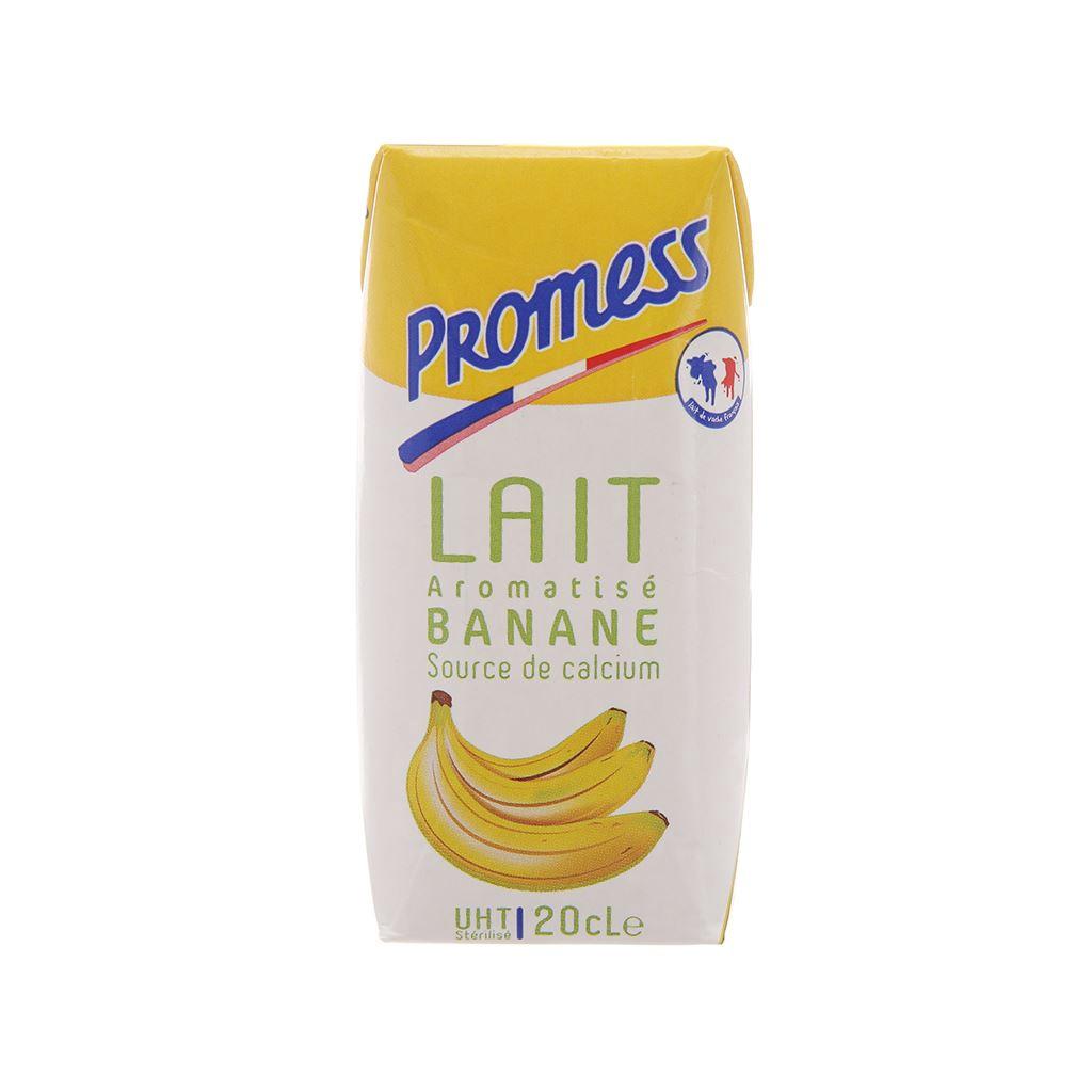 Sữa Tươi Vị Chuối Promess 200ml - Nhập Khẩu Pháp