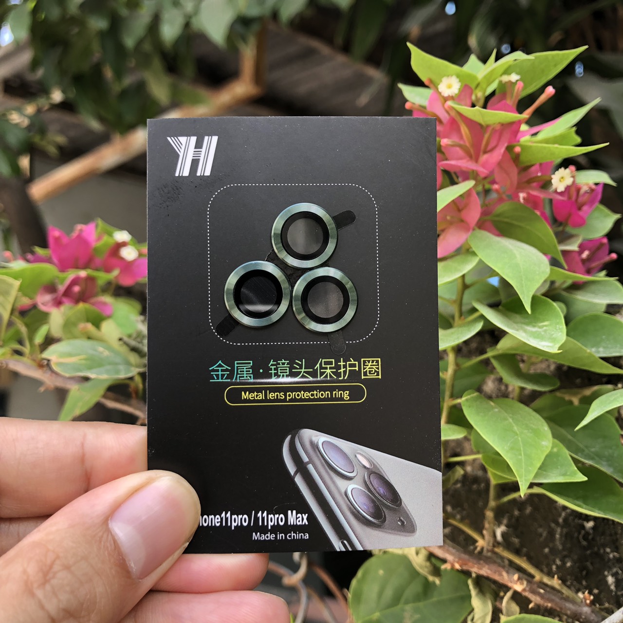 Vòng Bảo Vệ Camera Dành Cho iPhone 11Pro/ 11Pro Max - Chống Bụi, Hạn chế vân tay & Mờ Camera - Bảo Vệ Toàn Diện Cho iPhone Của Bạn - Hot Trend 2021