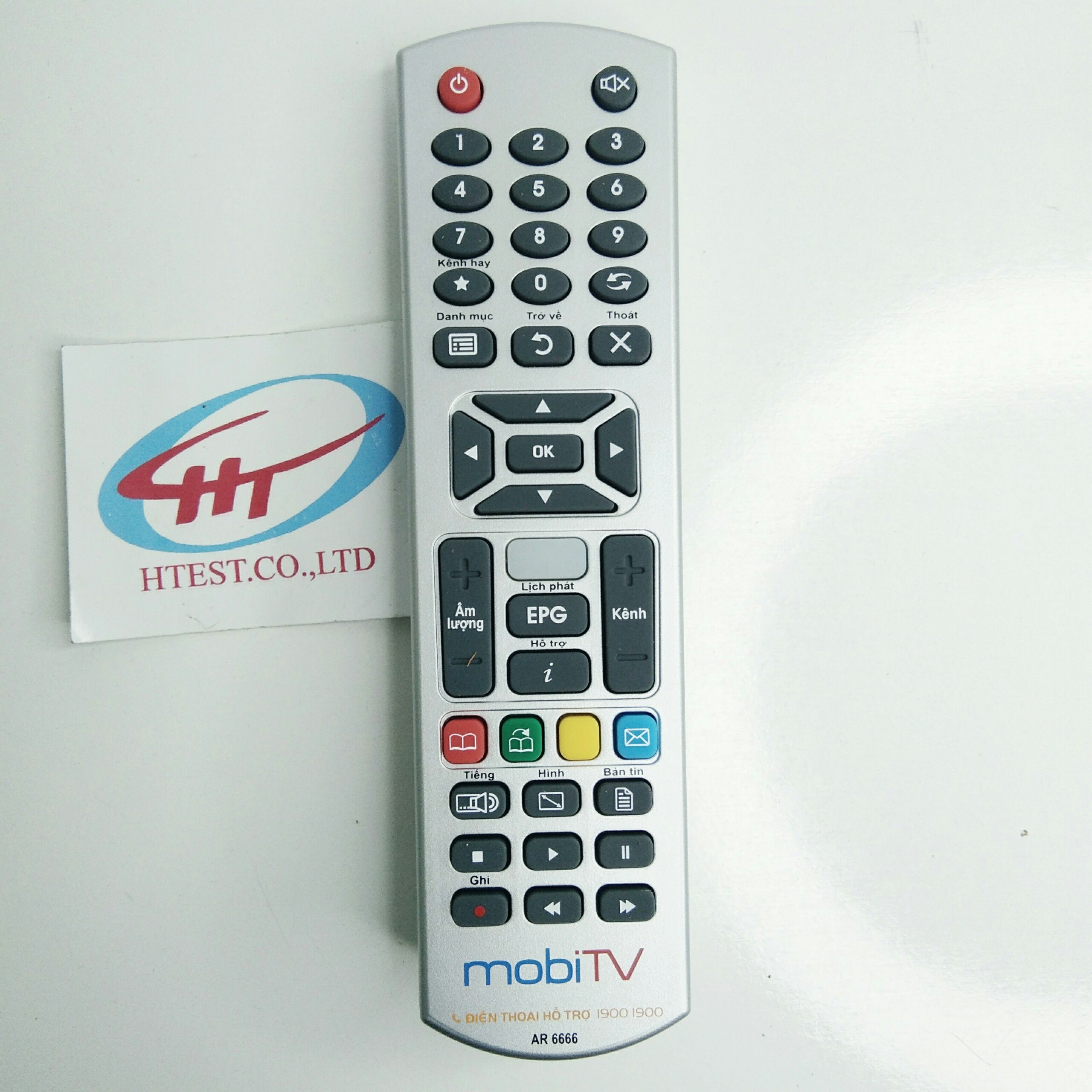 Điều khiển dùng cho đầu thu truyền hình số mobitv ,AVG,An Viên ,hàng chính hãng.