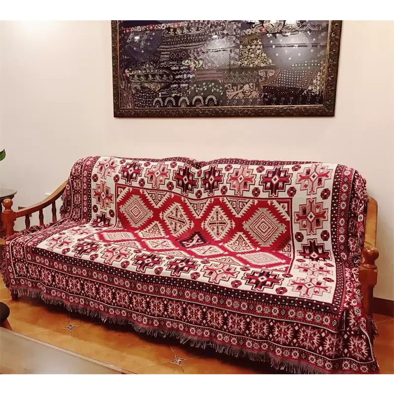THẢM PHỦ SOFA,THẢM THỔ CẨM VINTAGE 180x230