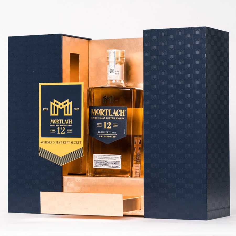 [Made in Scotland] Hộp quà Tết - Rượu Mortlach Aged 12 Years Single Malt Scotch Whisky 43.4% 700ml