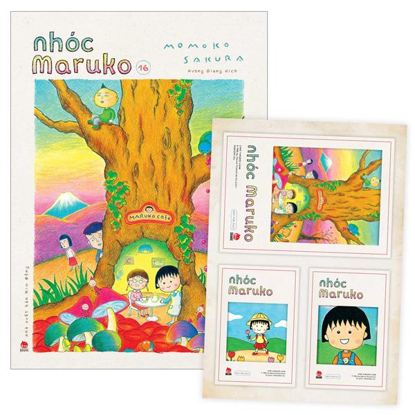 Sách - Nhóc Maruko - Tập 16 - Tặng Kèm Set Postcard Polaroid