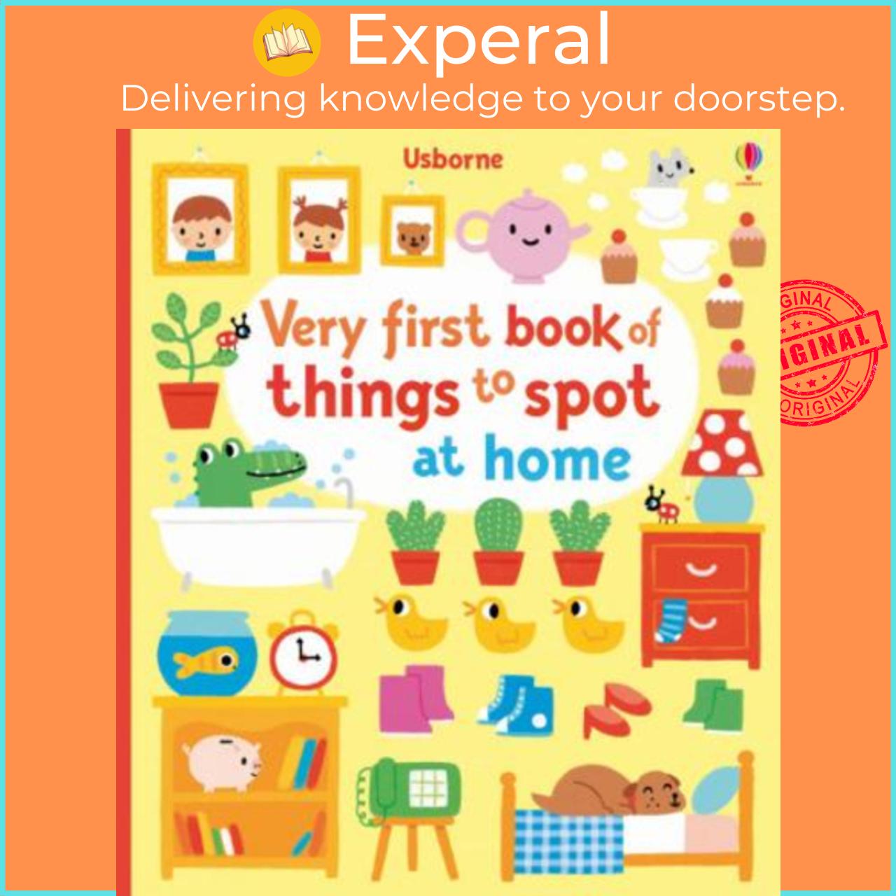 Sách - Very First Book of Things to Spot : At Home by Fiona Watt