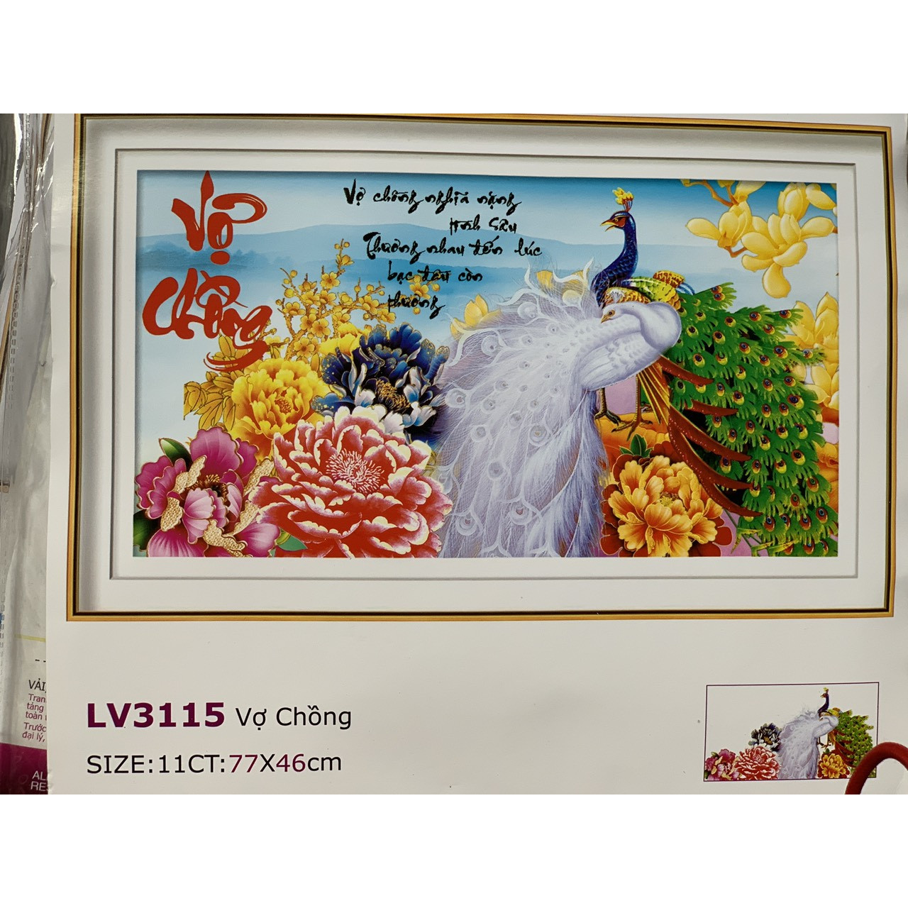 TRANH THÊU VỢ CHỒNG LV3115