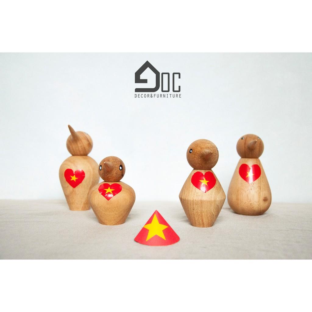 ĐỒ CHƠI CHIM GỖ AN TOÀN CHO BÉ