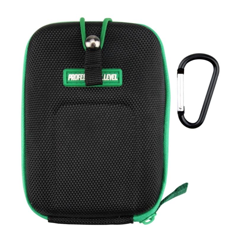 Máy đo khoảng cách chơi gôn dành cho hộp đựng với vòng thắt lưng Carabiner Thiết bị tìm khoảng cách vỏ cứng Hộp đựng Túi đựng EVA chống sốc chống nước Màu sắc: Đen