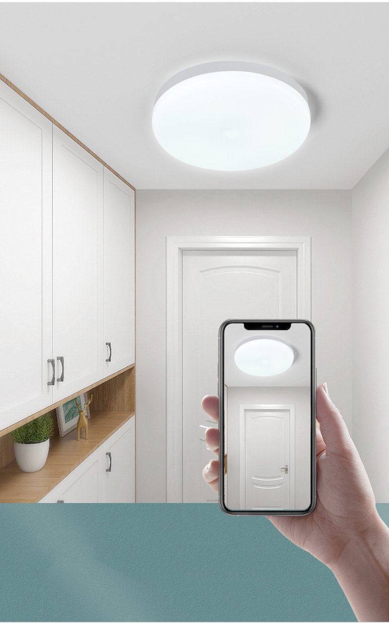 Bộ 2 Đèn LED Ốp Trần Tự Động Cảm Biến Cơ Thể Người Ceiling Tiles LIGHT 24W 6500K