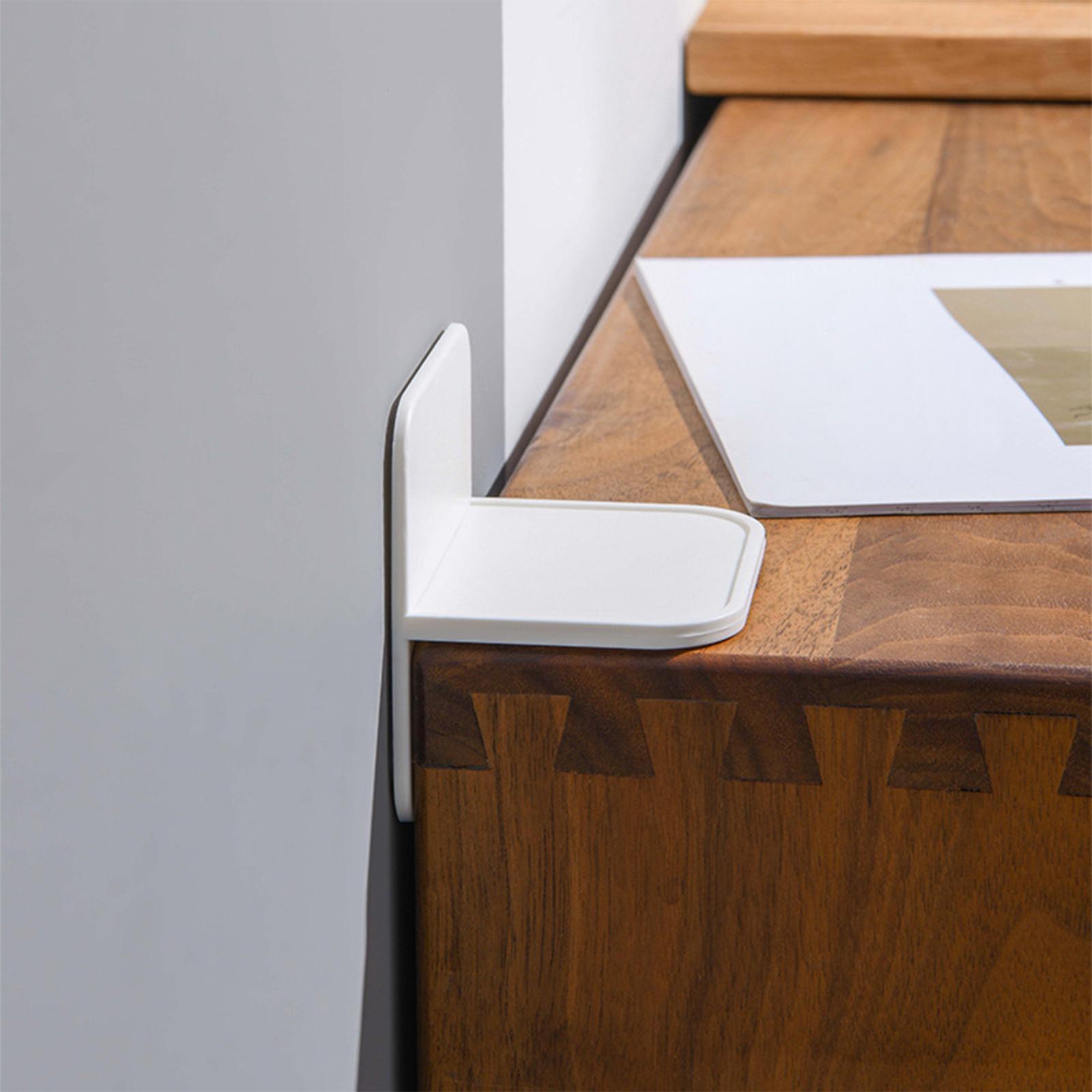 2 Pieces Adhesive Furniture Wall Anchors Baby Anti Tip Furniture Wall Anchors for Heavy Furniture