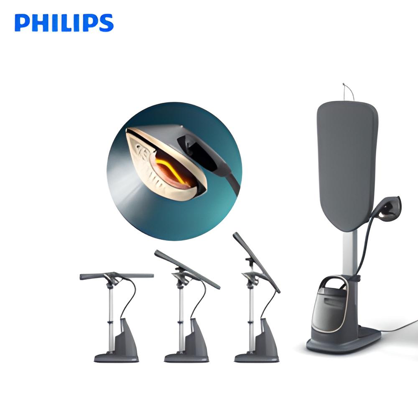 Bàn là, bàn ủi hơi nước dạng đứng đa năng chuyên nghiệp. Thương hiệu Hà Lan cao cấp Philips - AIS8540, Serial 8500, Công suất 2200W - BẢO HÀNH 24 THÁNG, HÀNG CHÍNH HÃNG