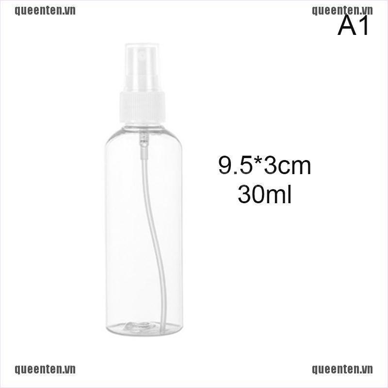 Chai xịt du lịch trong suốt nhỏ gọn 30/50/100ml