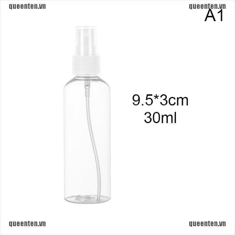 Chai xịt du lịch trong suốt nhỏ gọn 30/50/100ml