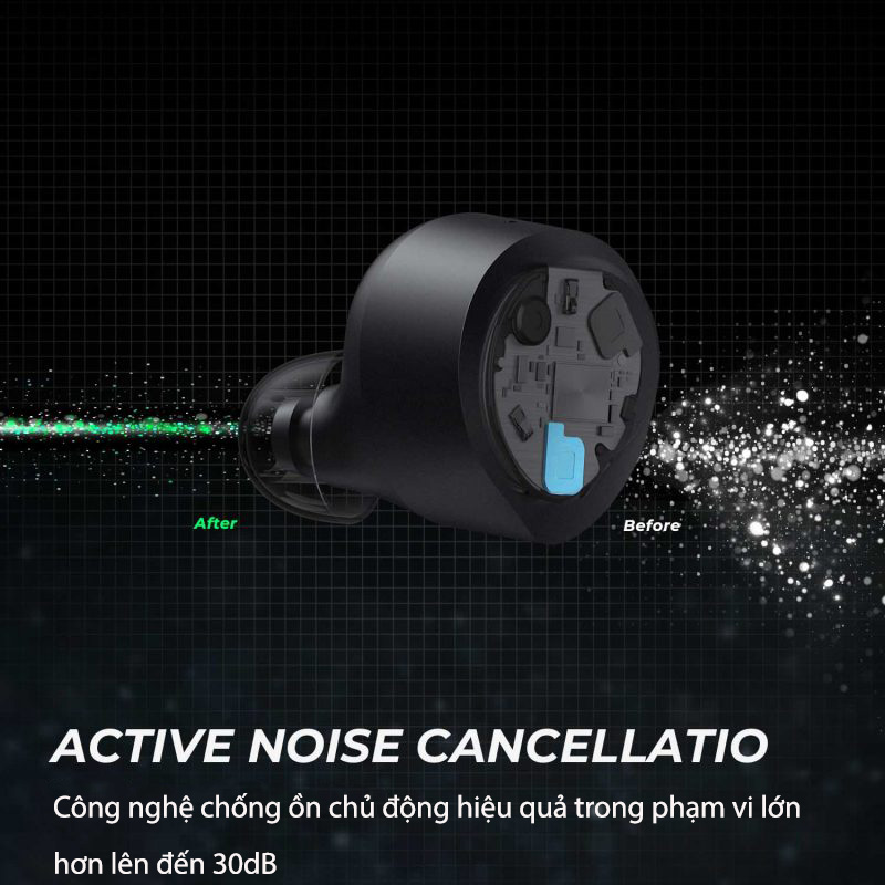 Tai Nghe Bluetooth Earbuds SoundPeats T2 Thiết kế công thái học, điều khiển thông minh - Hàng Chính Hãng