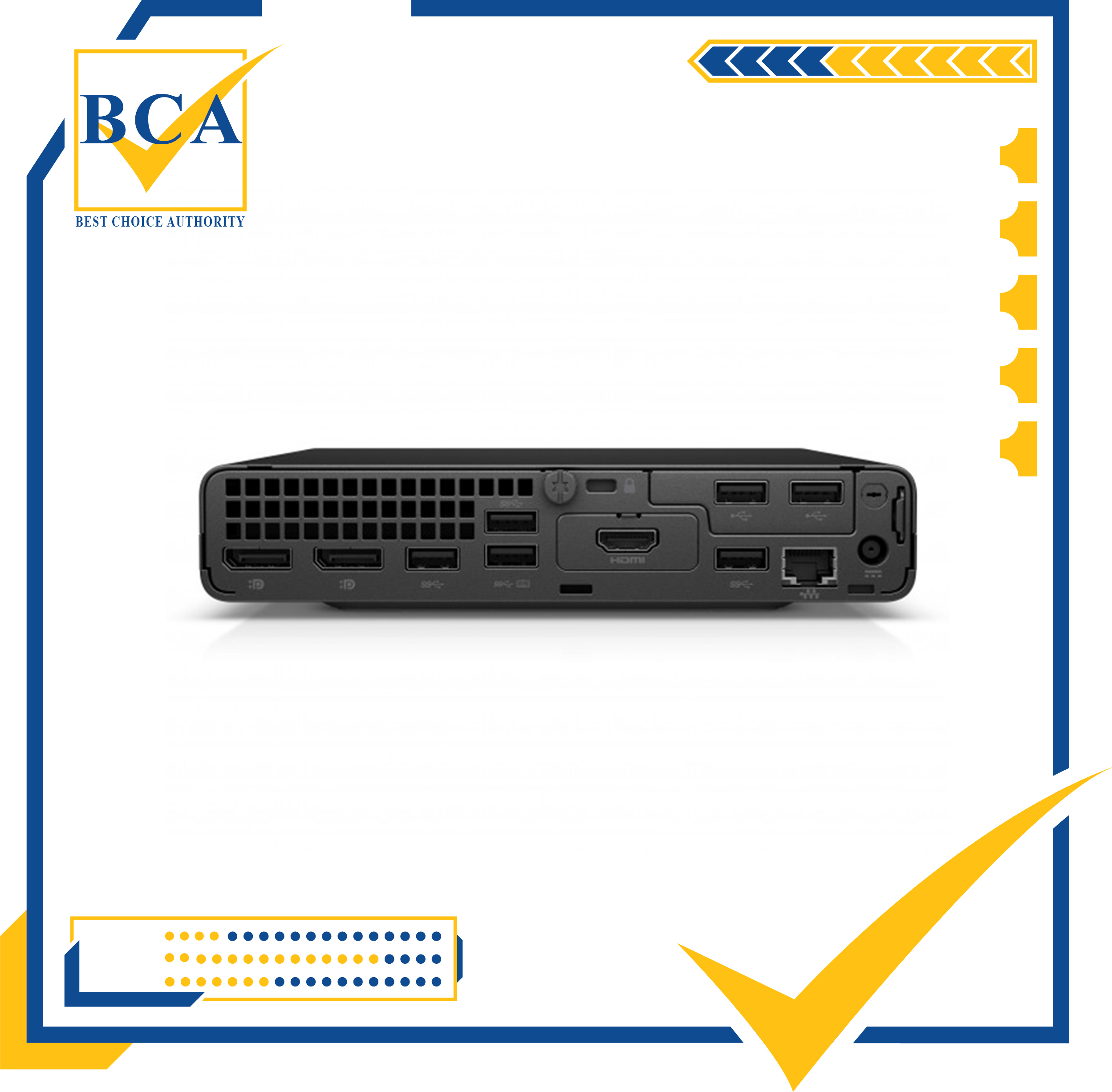 Máy tính để bàn HP Elitedesk 800 G6 desktop mini Intel core I7-10700/8GB/SSD 512GB/Win10 Home/Bảo hành 3 năm-Hàng chính hãng