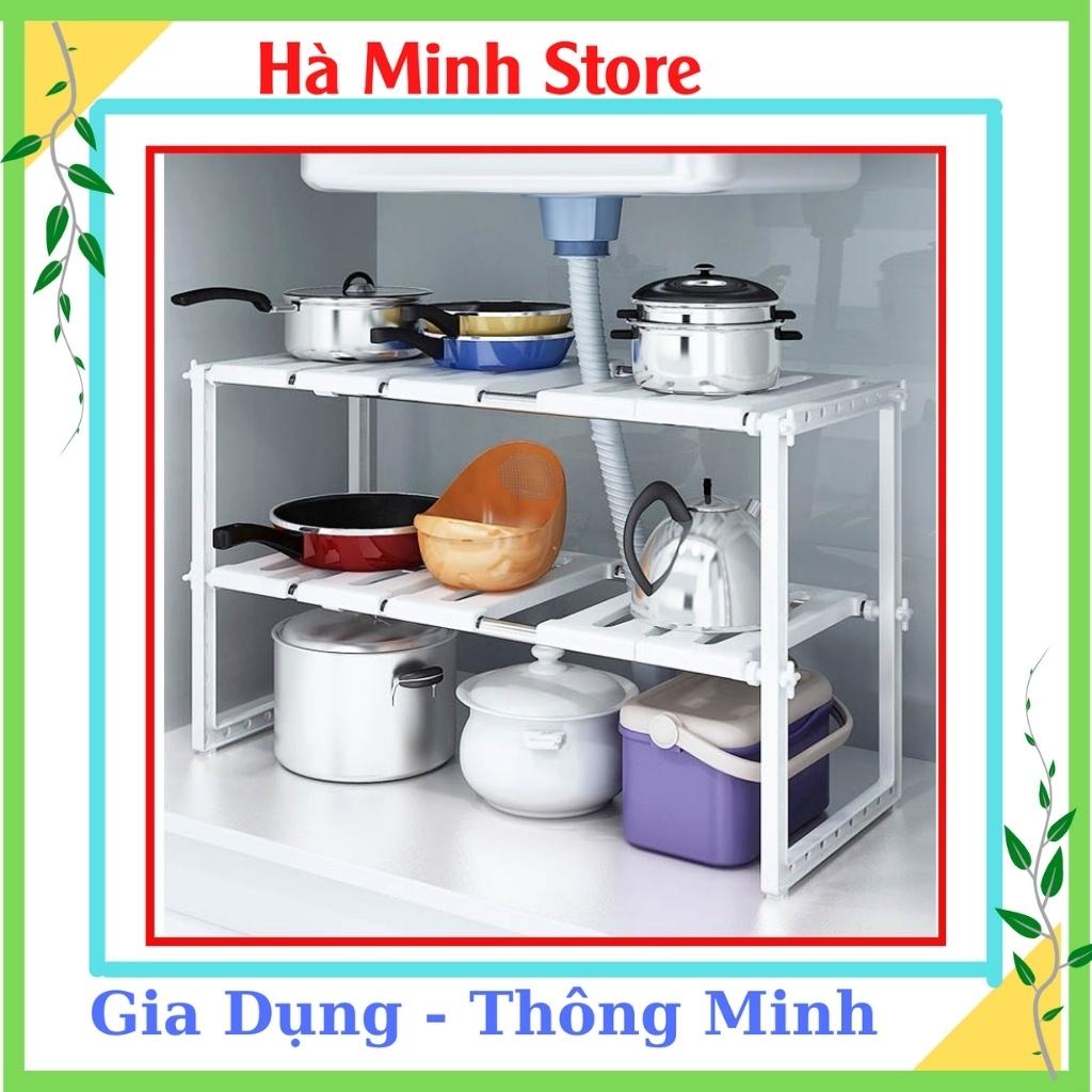 Kệ Gầm Bếp Đa Năng Điều Chỉnh Độ Cao Thấp Và Có Thể Kéo Dài Mở Rộng Diện Tích - Kệ Đựng Xoang Nồi
