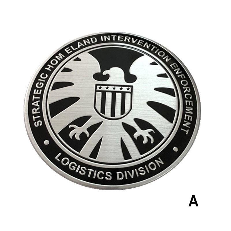 Tem Logo Kim Loại Khiên Hình đại Bàng Shield Ms-274