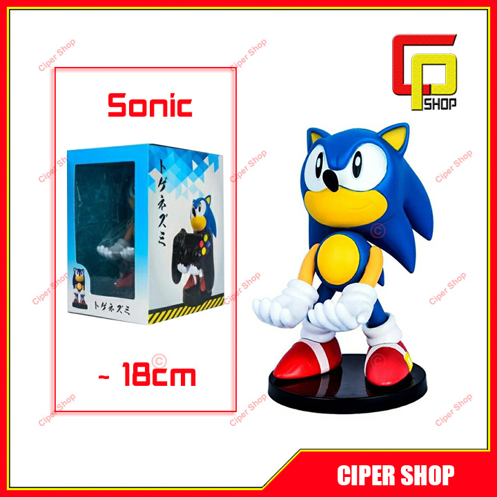 Mô hình nhím Sonic The Hedgehog - Có giá đỡ điện thoại - figure sonic ps4