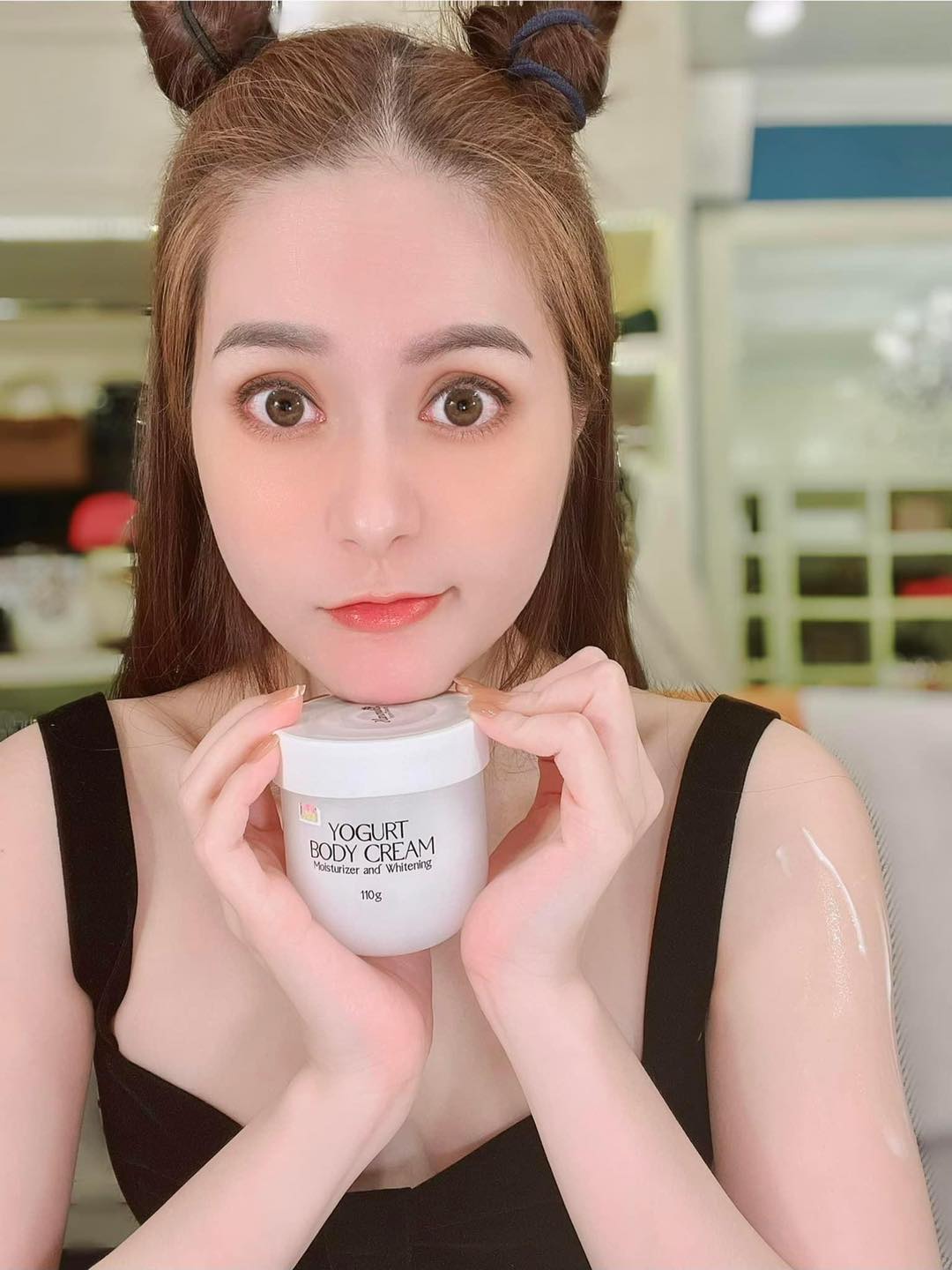 Kem Dưỡng Trắng Da Toàn Thân Body Sữa Chua yogurt Hanayuki 110g