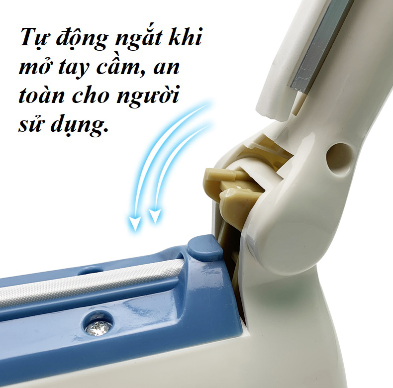 Máy hàn miệng túi nilon chuyên dụng vỏ nhựa 300x2mm