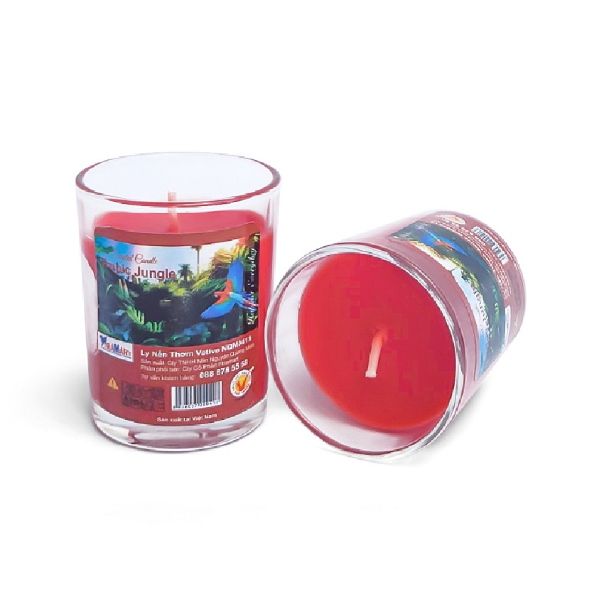 Hộp 6 ly nến thơm votive Miss Candle FTRAMART NQM0413 Tropic Jungle
