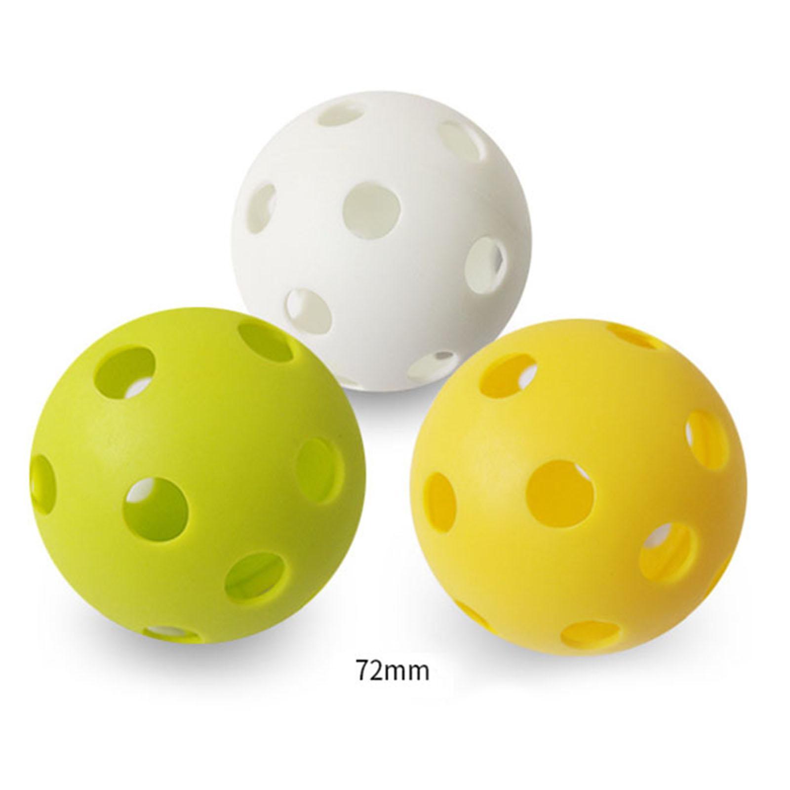 Golf Practice Ball, Flexible Hollow High Elasticity Practice Golf Balls for Indoor Outdoor