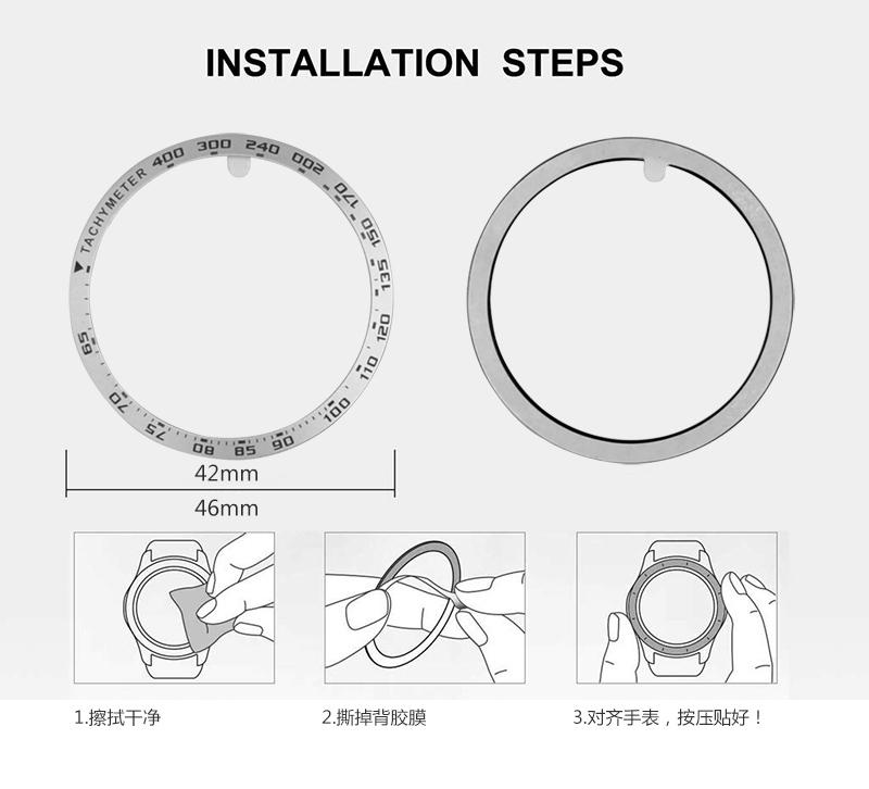 Vòng bảo vệ mặt đồng hồ thông minh phù hợp cho Huawei Watch Gt2 46mm 42mm