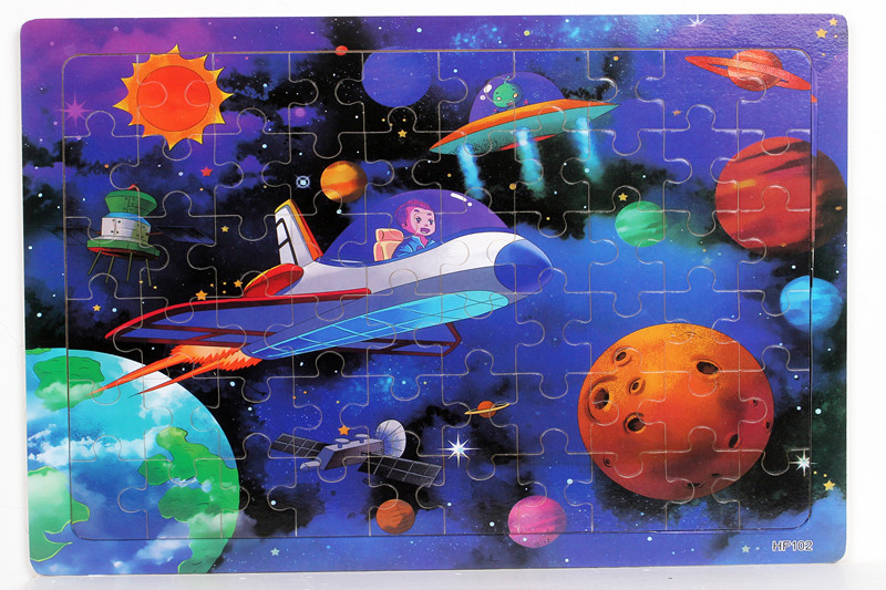 Đồ chơi tranh xếp hình 60 miếng puzzle - Đồ chơi thông minh cho bé
