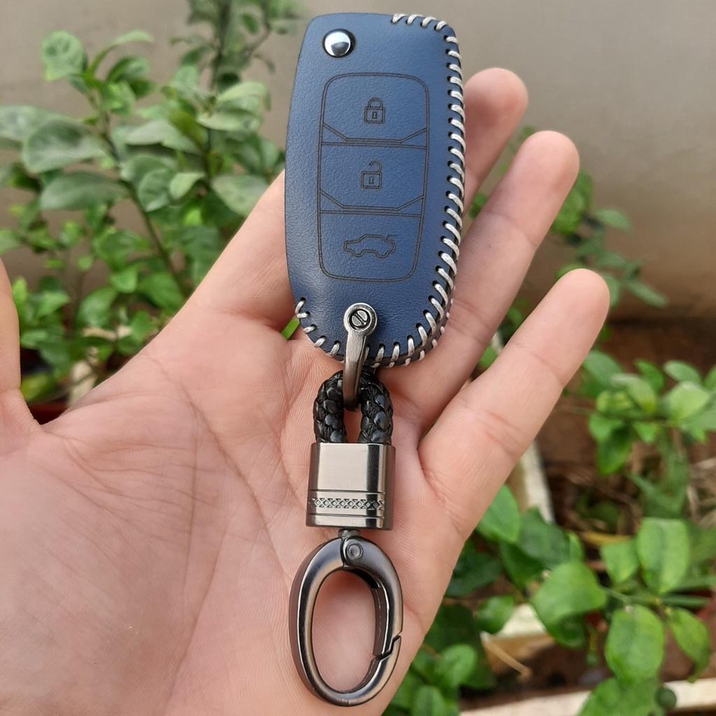 Bao da chìa khóa chìa độ Toyota, chìa như hình da thật bảo hành 2 năm