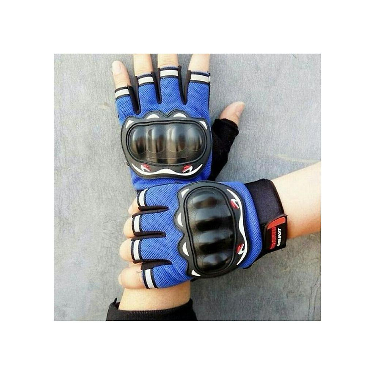 Găng tay đi phượt - hở ngón - Hàng cao cấp