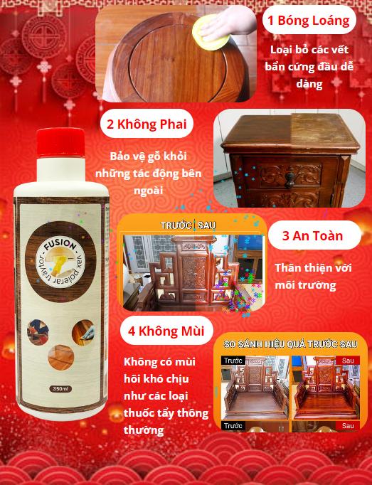 Dung Dịch Xịt Đánh Bóng Nội Thất Đồ Gỗ Khôi Phục Màu Sắc Cho Đồ Nội Thất Chống Trầy Xước Loại Bỏ Xước Răm Loại Bỏ Bụi Bẩn Tích Tụ Lâu Ngày Kèm Vòi Xịt