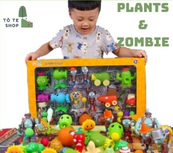 Bộ đồ chơi Plants VS Zombies Bằng Nhựa ABS