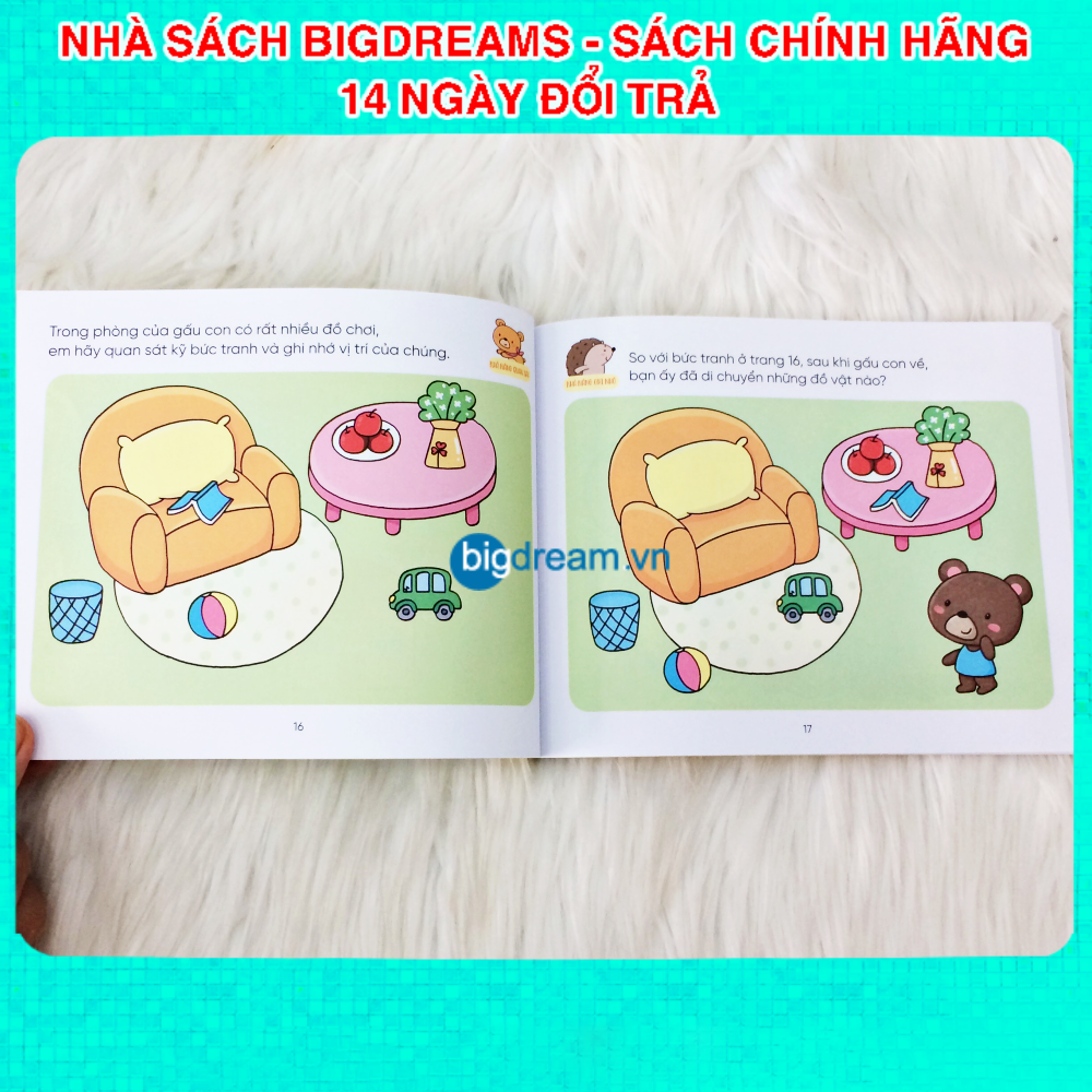 Hỏi đáp thông minh Rèn luyện não trái và não phải Tập 1 - Phát triển tư duy cho bé