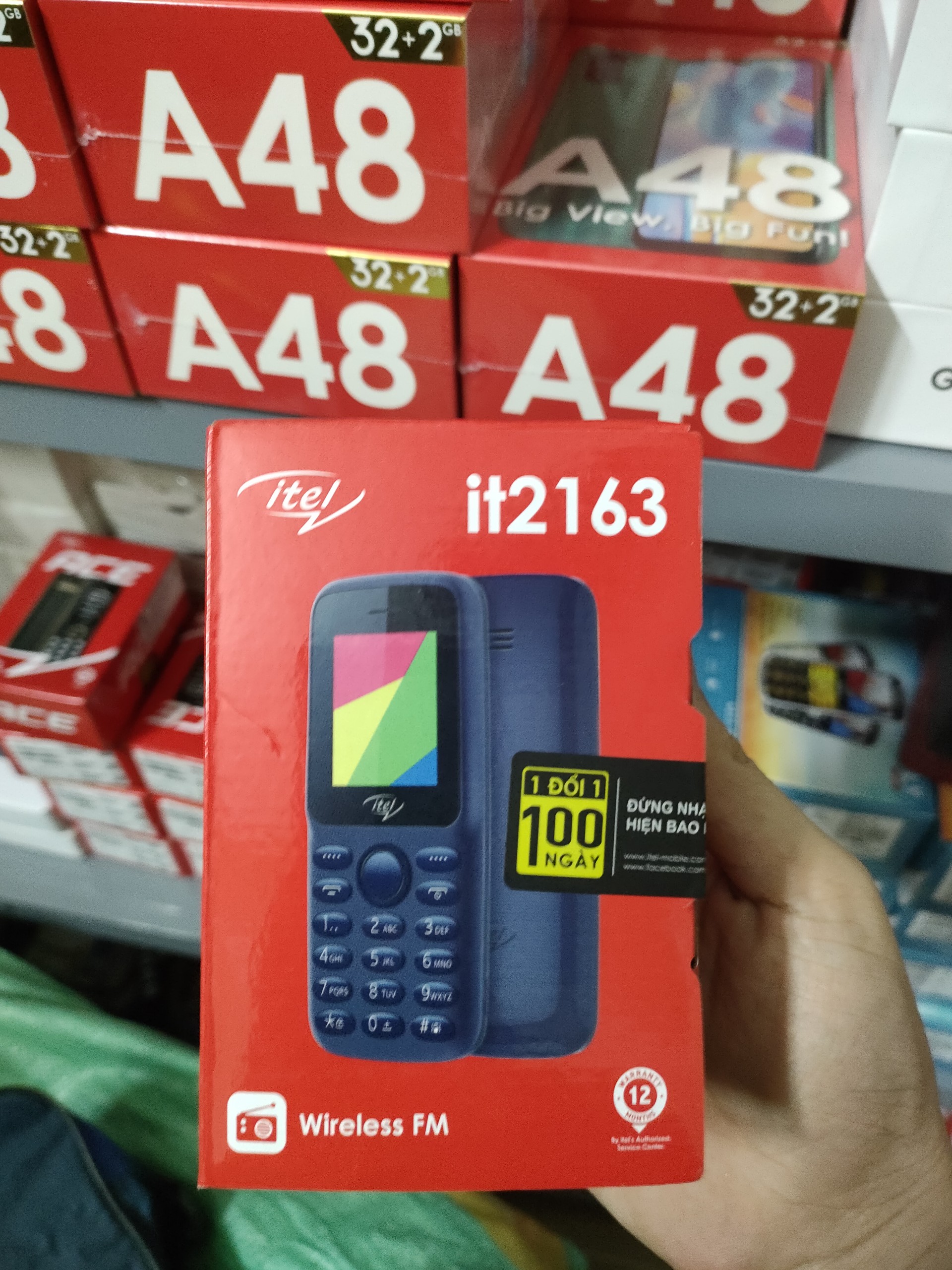 Điện thoại Itel It2163 2 SIM - Hàng chính hãng