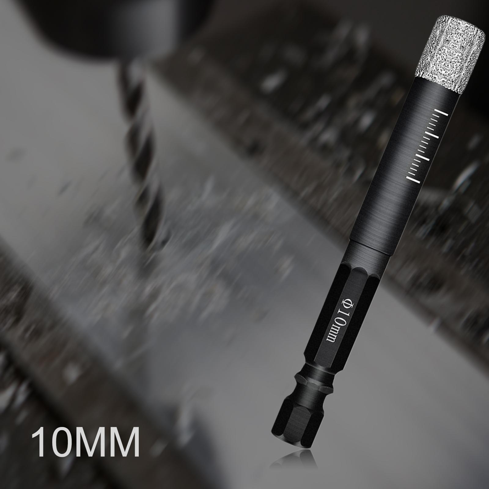 Diamond Dry Drill Bit Set for Stone Porcelain Granite 10MM+8MM