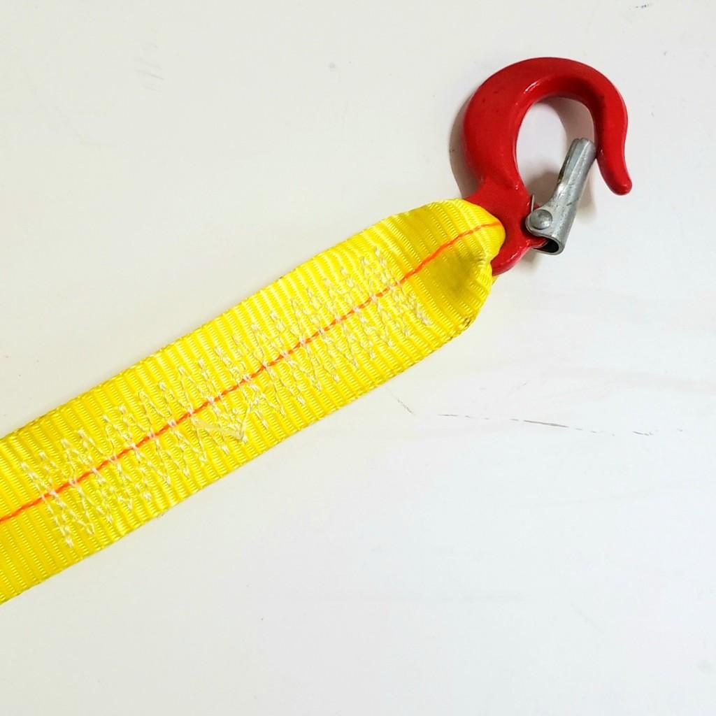 Dây cáp vải cứu hộ ô tô, cáp kéo xe, dây bẹ nâng hàng tải làm việc 1.5 tấn, tải đứt 3 tấn, bản 50mm