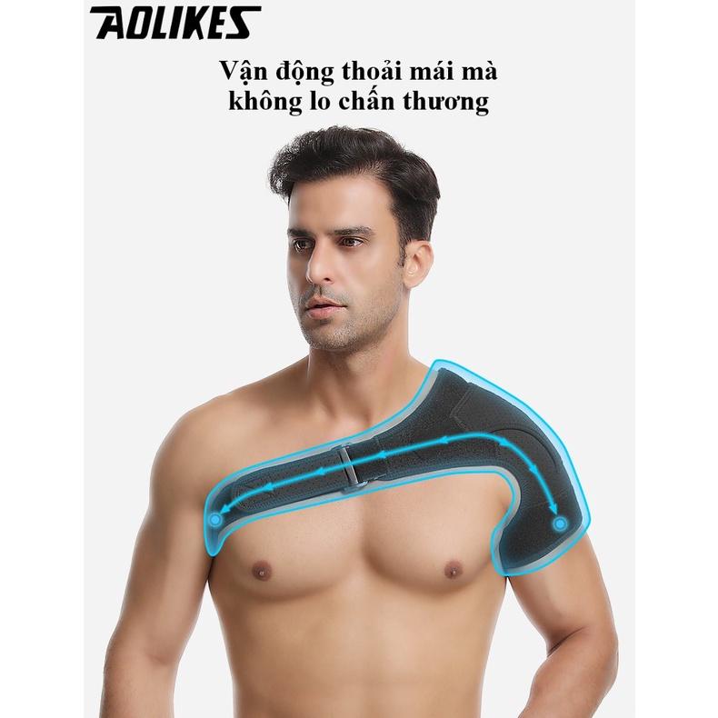 Đai cố định khớp vai AOLIKES A-1692 bảo vệ, cố định khớp xương vai sport shoulder support