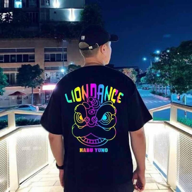 Áo thun tay ngắn in phản quang 7màu chất cotton 4chiều form dưới 68kg nam nữ