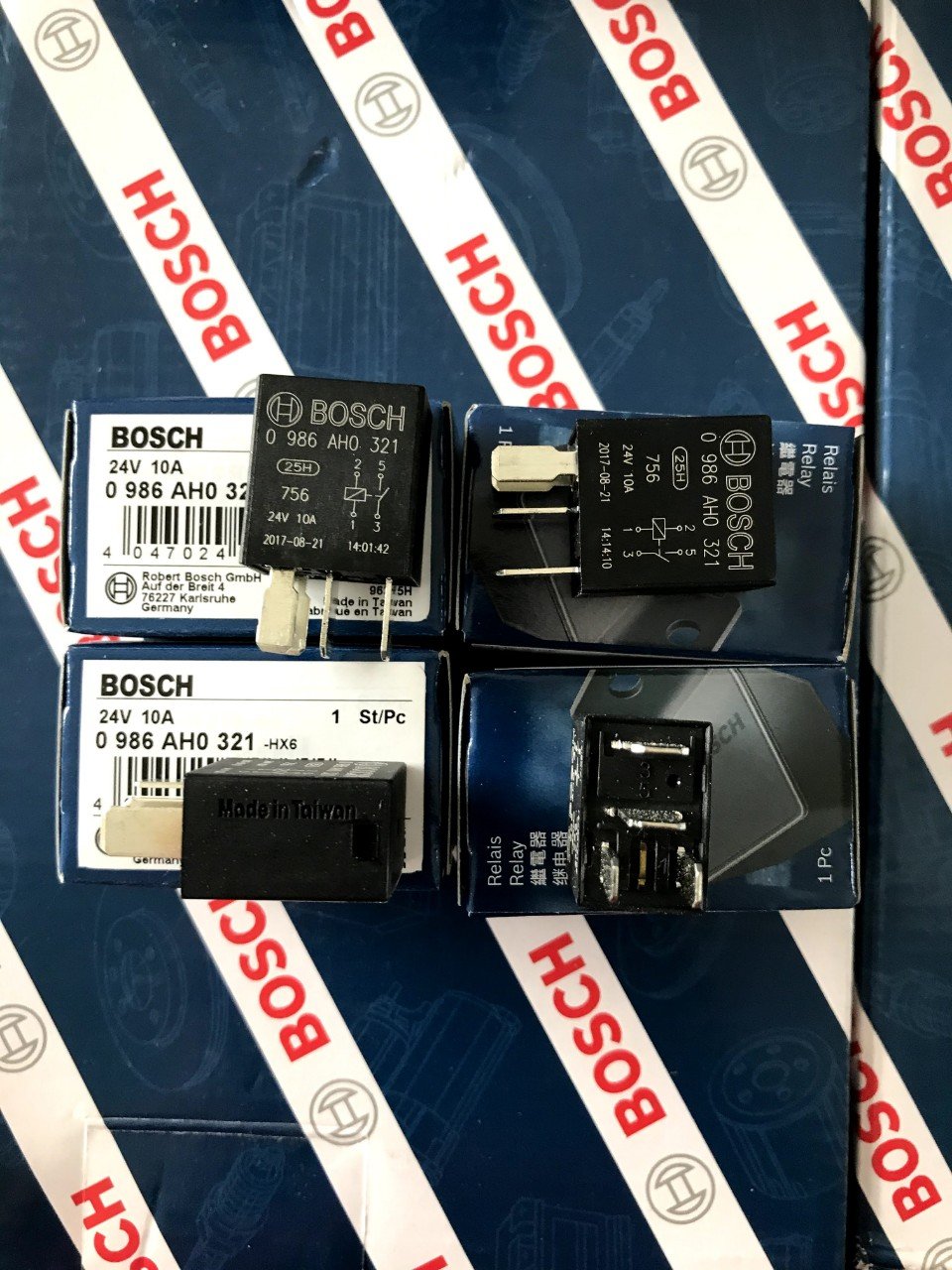 Relay Rờ le Mini Bosch 4 Chân 24V 10A - Relay 321